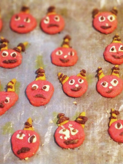 節分 子供と一緒に♪赤鬼さんのクッキー-レシピのメイン写真