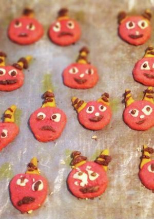 節分 子供と一緒に♪赤鬼さんのクッキー-レシピのメイン写真