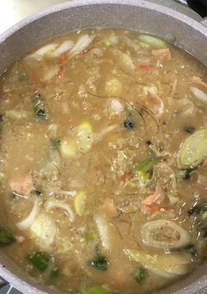 ハリハリ野菜の粕汁-レシピのメイン写真