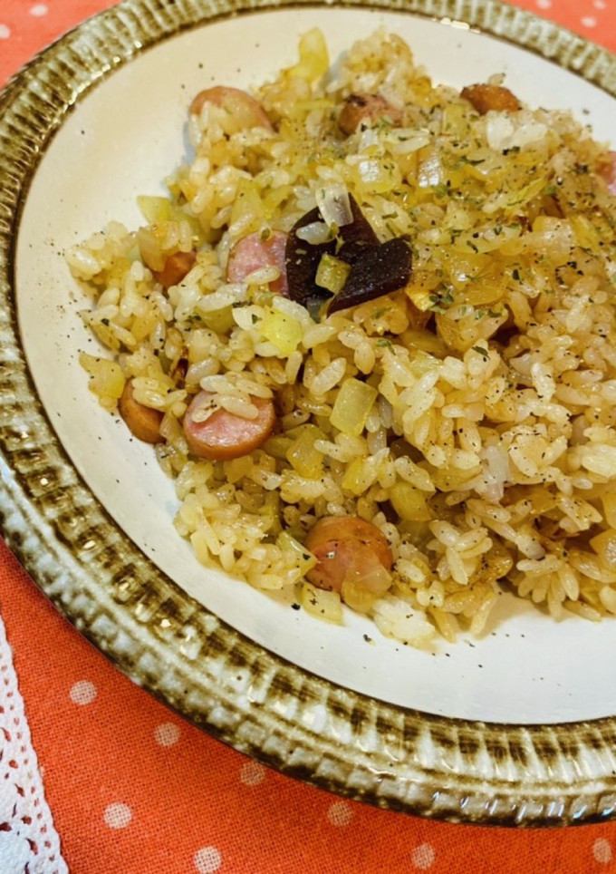 簡単10分！和風ガリバタ炒飯-レシピのメイン写真