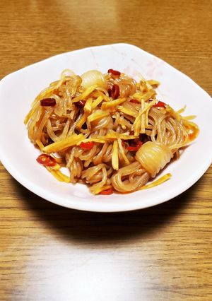 コンニャクの甘辛煮-レシピのメイン写真