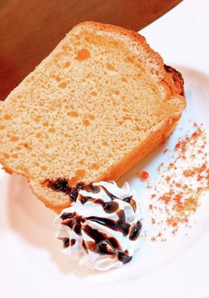 ふわしゅわ!プリンシフォンケーキ!-レシピのメイン写真