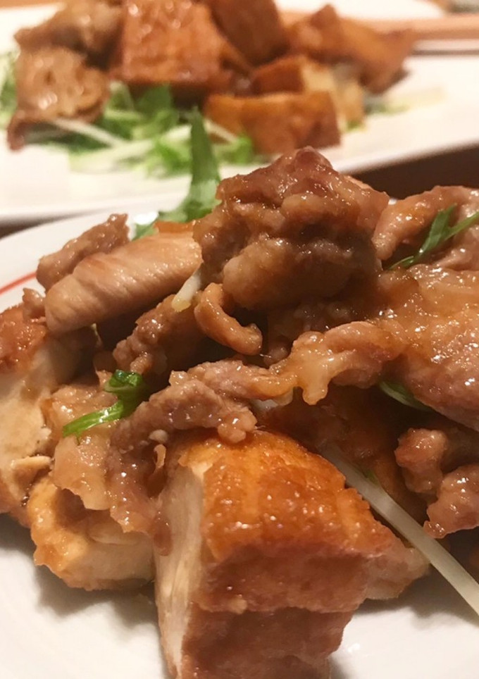 豚コマと厚揚げの甘辛しょうが醤油炒め-レシピのメイン写真