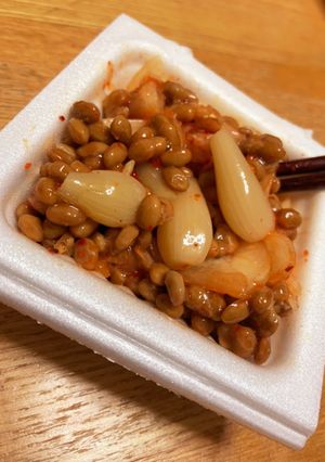 腸に効く☆納豆キムチらっきょうプラス-レシピのメイン写真