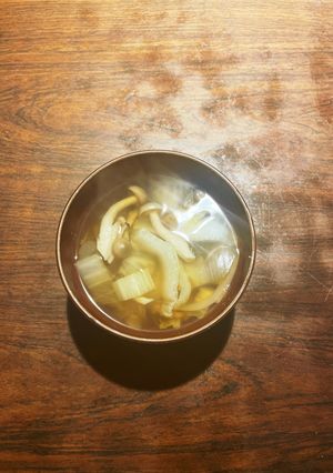 ぶなしめじと白菜の減塩醤油スープ-レシピのメイン写真