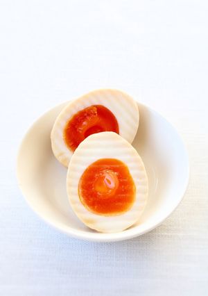 長芋の味噌漬けの後【にんにく味噌漬け卵】-レシピのメイン写真