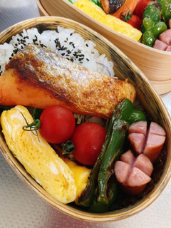 時短で鮭弁当-レシピのメイン写真