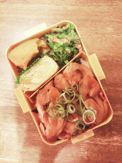 鶏むね肉の蒲焼き風弁当♪-レシピのメイン写真