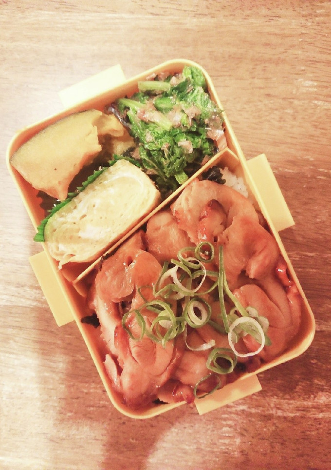 鶏むね肉の蒲焼き風弁当♪-レシピのメイン写真