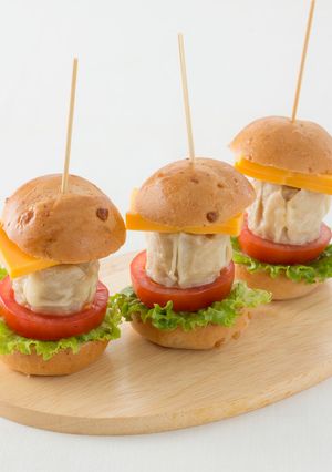 子どもも簡単！可愛い♡肉焼売のミニサンド-レシピのメイン写真