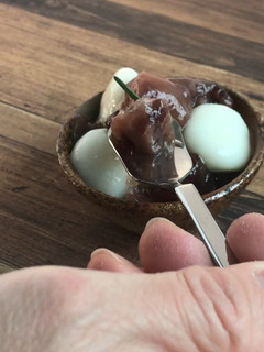 【ひと手間簡単】白玉小豆シャーベット-レシピのメイン写真