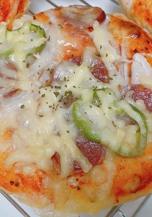 ふわふわのピザパン-レシピのメイン写真