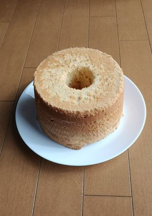 ふわもちっ！三温糖で作るシフォンケーキ-レシピのメイン写真