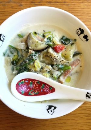 白菜と蓮根のミルクスープ-レシピのメイン写真