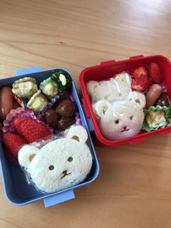 6歳と3歳 弁当2-レシピのメイン写真