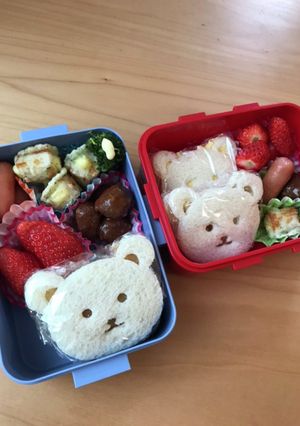 6歳と3歳　弁当2-レシピのメイン写真