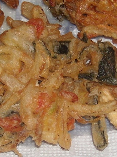 玉葱&大蒜&わかめ&干し海老のかき揚げ-レシピのメイン写真