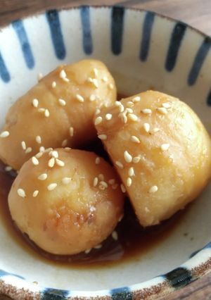 簡単&シンプル味付☆里芋の味噌煮っ転がし-レシピのメイン写真