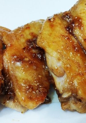 簡単!フライパン調理!鶏手羽先の甘辛煮-レシピのメイン写真