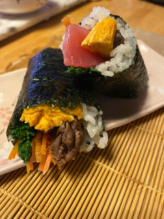 2021の恵方巻@赤べこ巻きと太巻き。-レシピのメイン写真