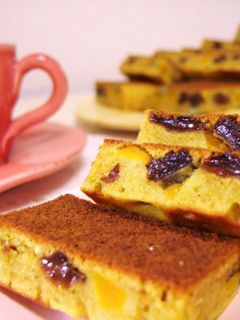 しっとり●かぼちゃとレーズンのケーキ●-レシピのメイン写真