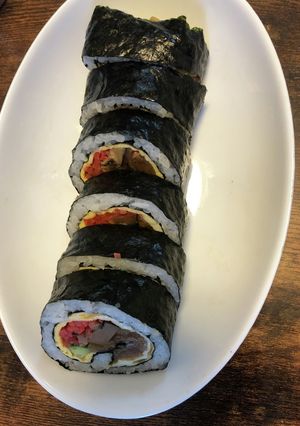 海苔巻きの簡単綺麗な切り方-レシピのメイン写真