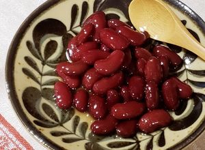レッドキドニービーンズ缶詰から作る甘煮-レシピのメイン写真