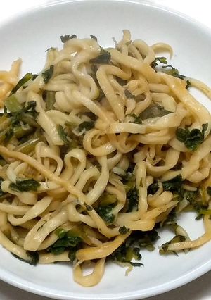 じゃこと大根葉の和風パスタ-レシピのメイン写真