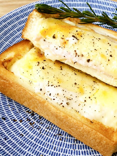 クロックムッシュ風♪冷凍作りおきトースト-レシピのメイン写真
