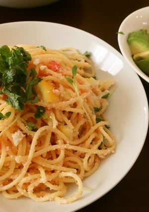 明太子とカッテージチーズのパスタ　-レシピのメイン写真