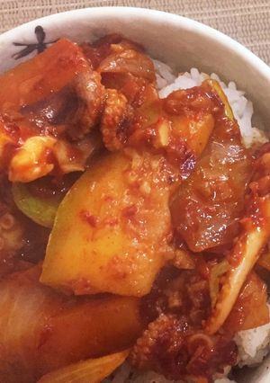 韓国料理 タコの旨辛炒め-レシピのメイン写真