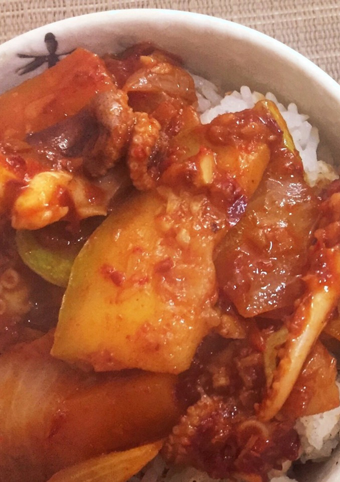 韓国料理 タコの旨辛炒め-レシピのメイン写真