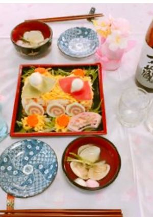 大人ひな祭り♪雛かまで簡単!ひなちらし-レシピのメイン写真
