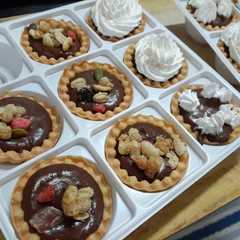 รูปของ バレンタインに☆簡単☆チョコタルト♡