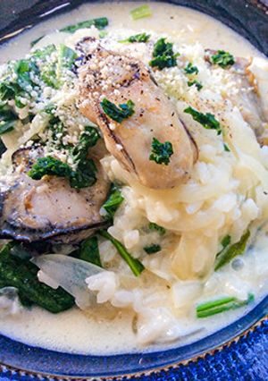 牡蠣の豆乳リゾット-レシピのメイン写真