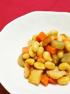 【野菜】大豆の煮もの-レシピのメイン写真