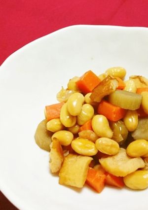 【野菜】大豆の煮もの-レシピのメイン写真
