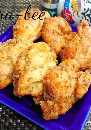 ビールが進む♪これうま！バジル唐揚げ-レシピのメイン写真