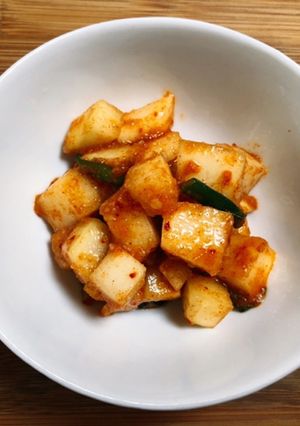家にあるもので作る カクテキ・大根キムチ-レシピのメイン写真