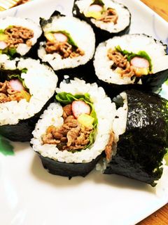 キンパ風恵方巻き-レシピのメイン写真
