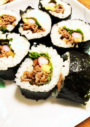 キンパ風恵方巻き-レシピのメイン写真