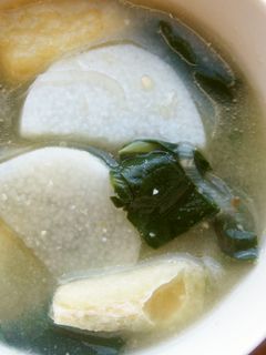 長いも・ほうれん草のお味噌汁♪-レシピのメイン写真