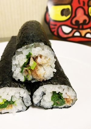 恵方巻き～菜の花とかつおぶし-レシピのメイン写真