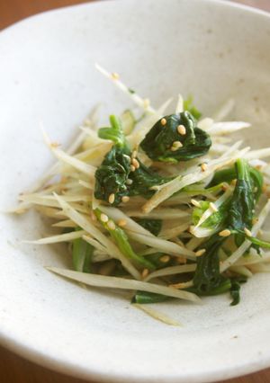 ごぼう・ほうれん草のナムル♪簡単＆時短♪-レシピのメイン写真