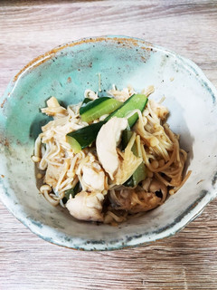 ささみのえのきゅう和え-レシピのメイン写真
