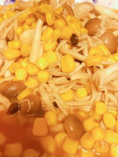 きのことコーンのバター醤油炒め-レシピのメイン写真