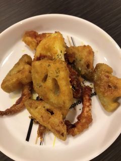 イカゲソとレンコンのカレー唐揚げ-レシピのメイン写真