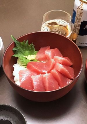 酢飯①で鉄火丼！昆布出汁のすし酢-レシピのメイン写真