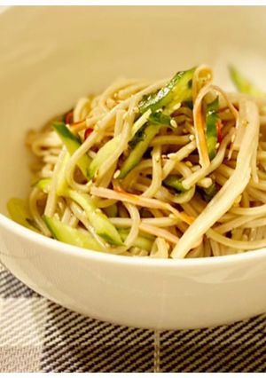余ったそばで簡単副菜＊さっぱりそばサラダ-レシピのメイン写真