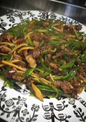 ピーマンたっぷり青椒肉絲(*≧∀≦*)-レシピのメイン写真